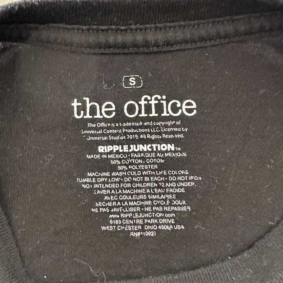 Ripple Junction The Office “Michael Scott Paper Company Inc.” Black Size: Small - Picture 4 of 5